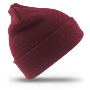 Strikhue/skihue-Junior-Burgundy-med/uden navn