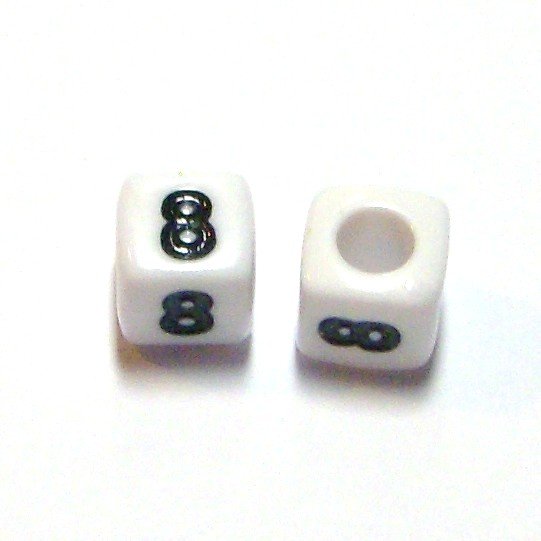 Talperle acryl- 7 mm 8