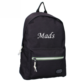 Junior Rygs�k  - Sort Skooter - med/uden navn