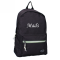 Junior Rygs�k  - Sort Skooter - med/uden navn