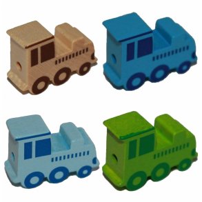 5 Stk. trperler - Tog - Vandret - Blandede