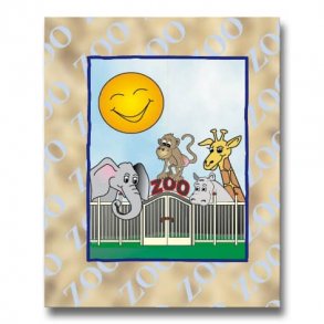 Zoo bogen - Tllebog med barnets navn