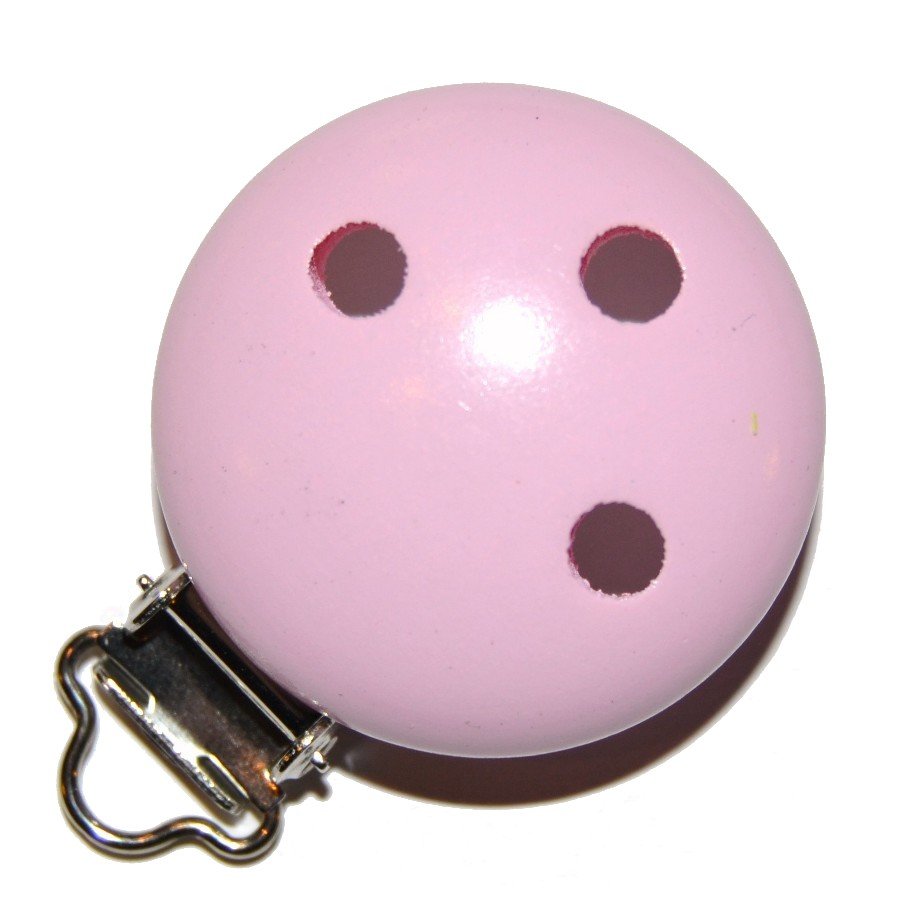 5 stk. Tr�clips ensfarvede Babylyser�d