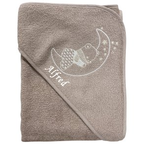 Badeslag i frotte - Bamse p sky -75 x 75 cm-med/uden navn