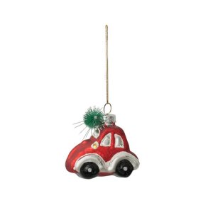 3 stk. Rde biler m/ophng