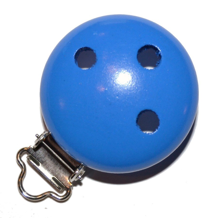 5 stk. Tr�clips ensfarvede Bl�