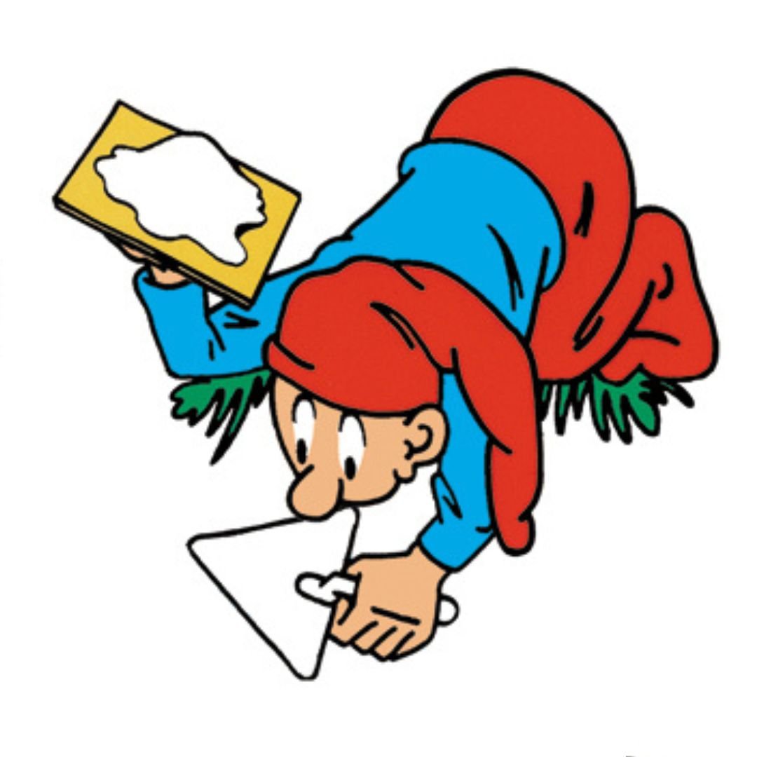 Bramming kravlenisse i tr, Nisse der murer, 40 cm