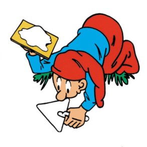 Bramming kravlenisse i tr, Nisse der murer, 40 cm