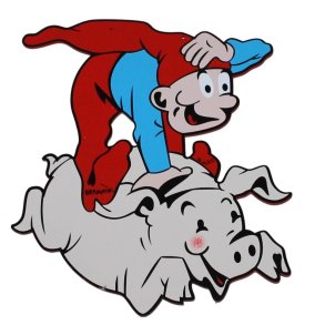 Bramming kravlenisse i tr 40 cm - Grisegalop