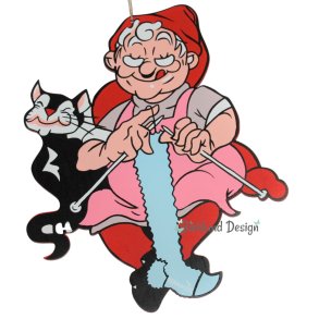 Bramming kravlenisse i tr, Nissemor, 40 cm