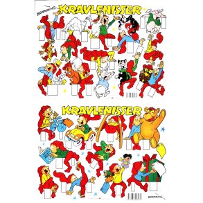 2 ark Bramming kravlenisser - Klassisk