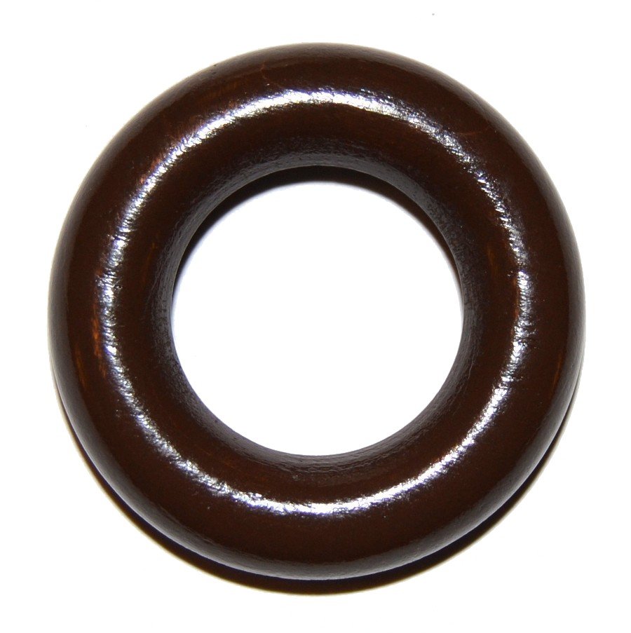 35 mm tr�ringe uden huller Chokobrun