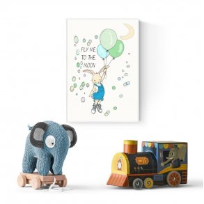 Plakat A3 - Fly me to the Moon - Dreng