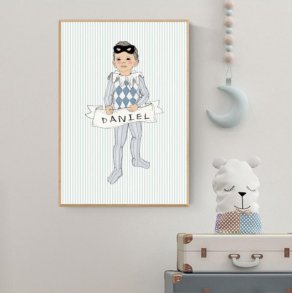 Plakat A3 - Harlekin boy