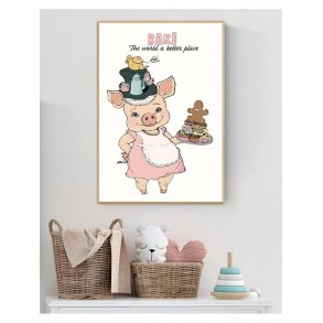 Plakat A3 - Bake the world a better place