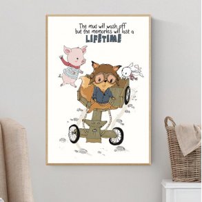 Plakat A3 - The mudd will wash off