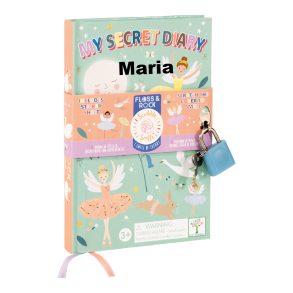 Dagbog med ls og duft fra Floss & Rock, Fortryllet, Med navn