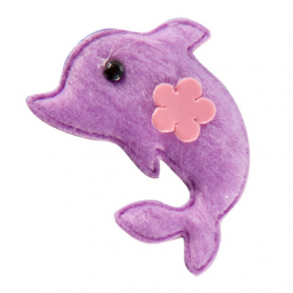 10 stk. Delfiner - Lilla