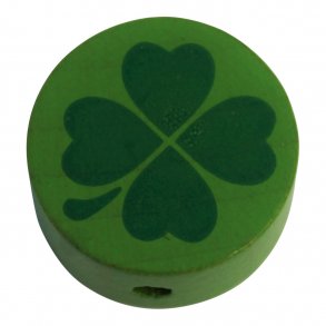 5 stk. Trperle - Firklver - blegrn