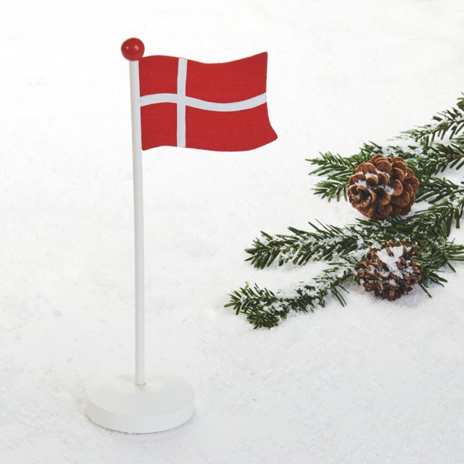 Flag (25cm) -med/uden navn