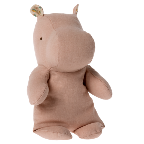 Flodhest fra Maileg - Safari Friends, Small, Soft Rose,