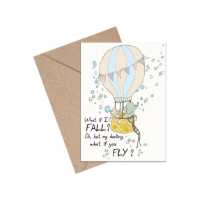 Tillykkekort - What if I fall