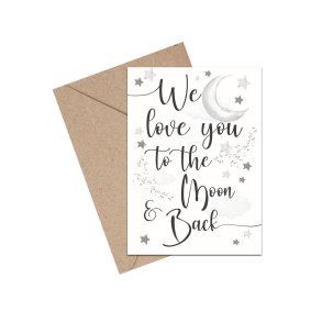 Tillykkekort - Baby To the moon