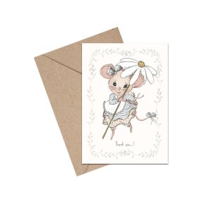 Tillykkekort - Tak Musse kort