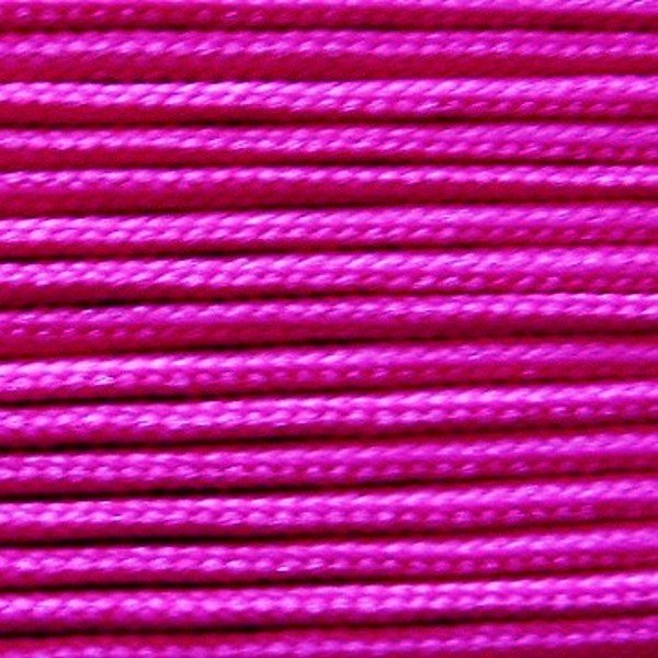 3 meter Polyestersnor 2 mm - Fuchsia