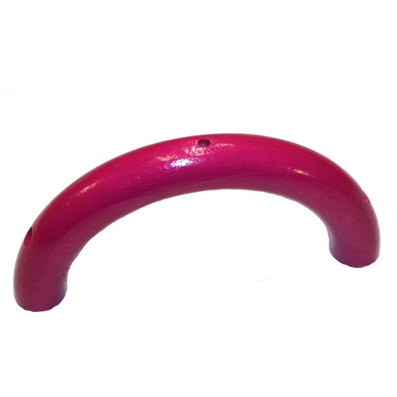 100 mm store halve tr�ringe M�rk pink