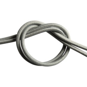 Elastiksnor 2 mm-  Lys Gr - 4 meter