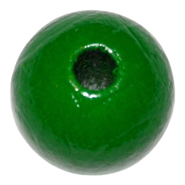 20 stk. - 10 mm runde tr�perler Grangr�n