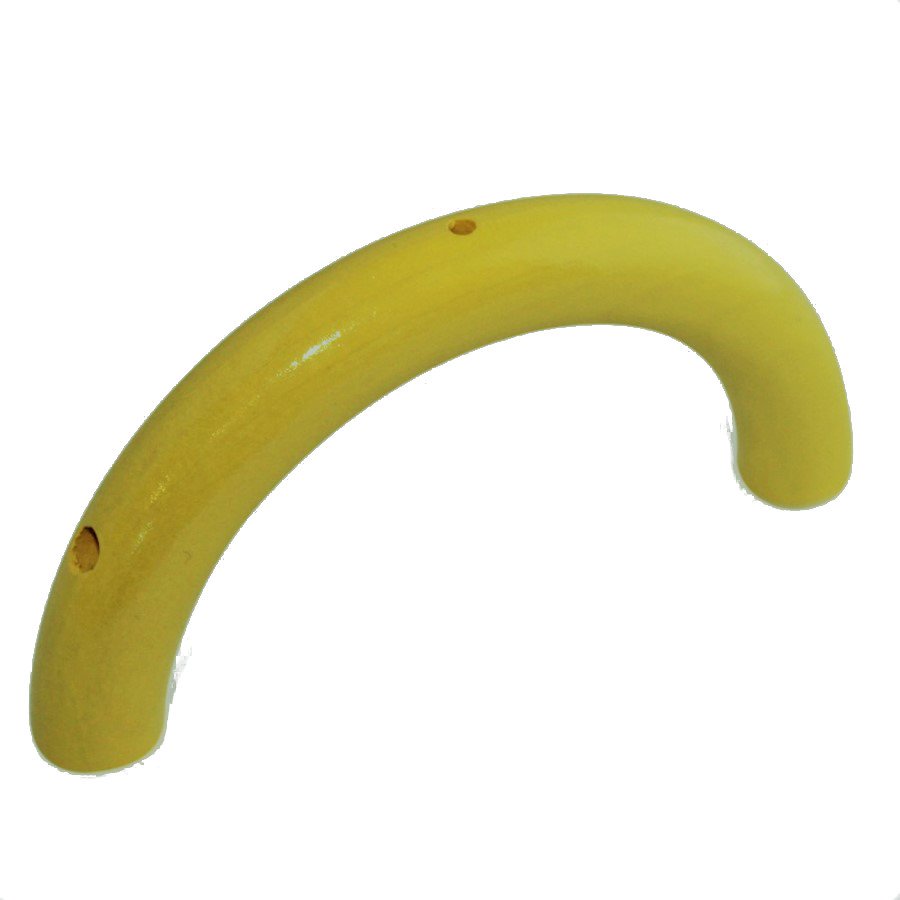 100 mm store halve tr�ringe Pastelgul