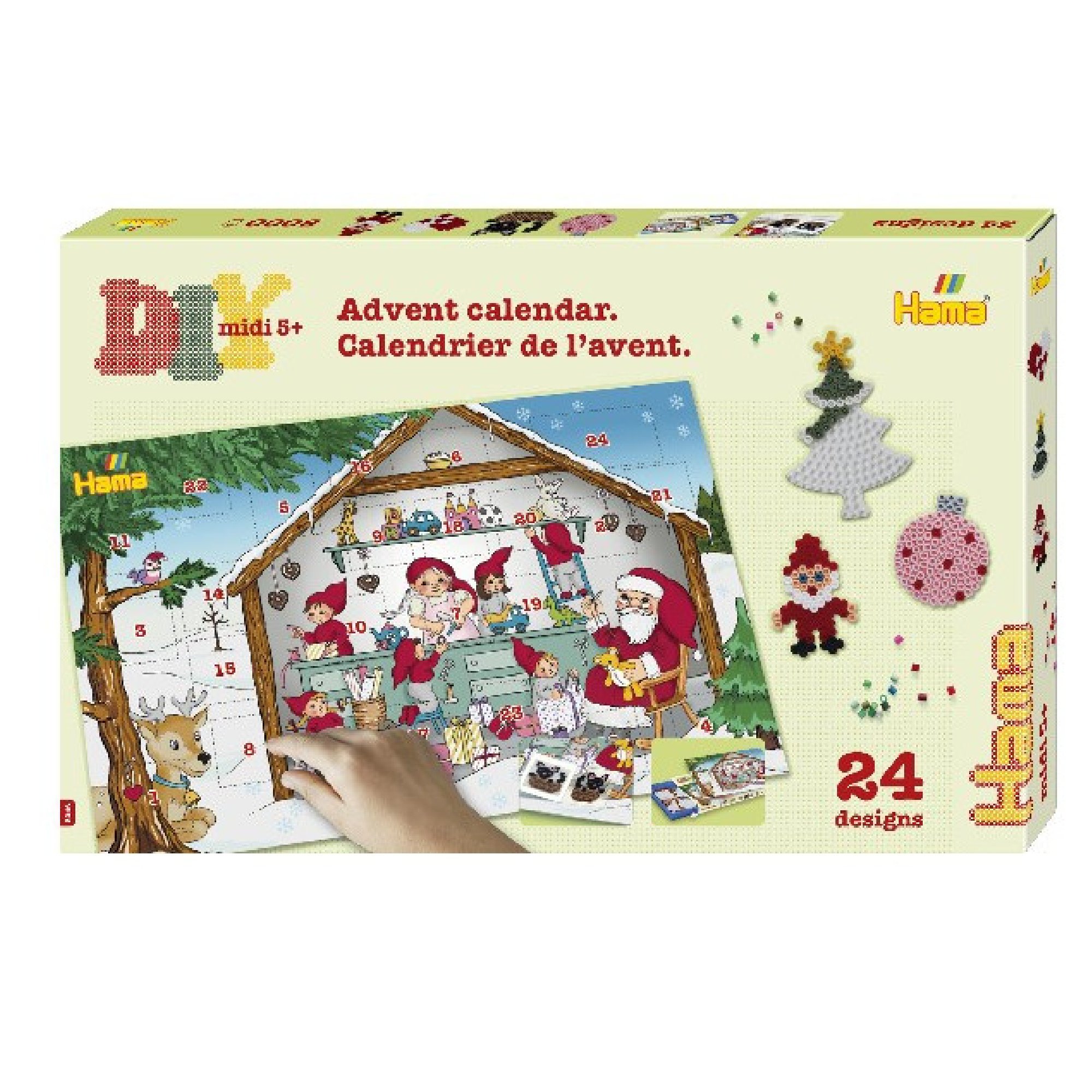 Hama Gaveske, Julekalender 1-24