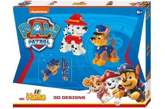 Hama midi gaveske med Paw Patrol 3D