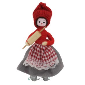 Kokkepige med kagerulle 1992 - Herregrdsnisse