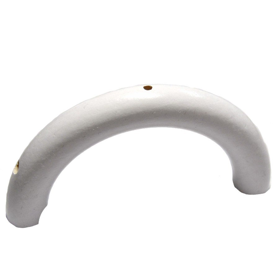 100 mm store halve tr�ringe Hvid