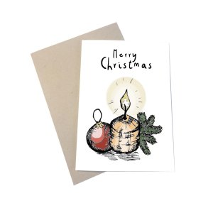 Julekort - Mery Christmas