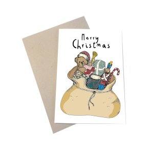 Julekort - Mery Christmas