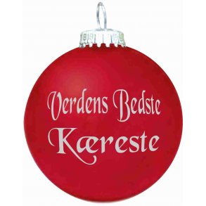 Julekugle - Mat - Verdens Bedste Kreste