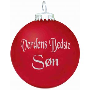 Julekugle - Mat - Verdens Bedste Sn