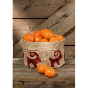 Julekurv med julebukke