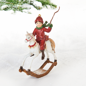 Vinterbarn p gyngehest