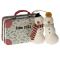 Julepynt i kuffert fra Maileg- Snemnd-med navn
