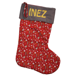 Julesok med julemotiver-Mrkerd-med/uden navn