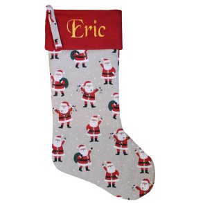 Julesok med julemnd-med/uden navn