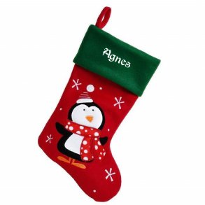 Julesok-Pingvin-Rd-med/uden navn