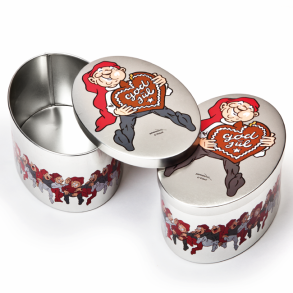 2 stk. kagedse med Bramming nisser