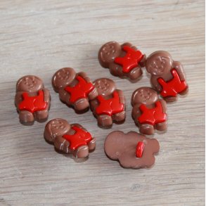 8 stk. Knapper i plast-Lille dreng