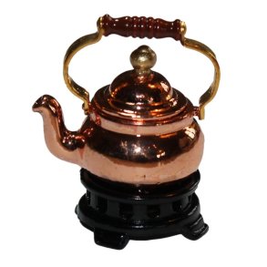 Kobberkeddel med lst lg og varmeplade